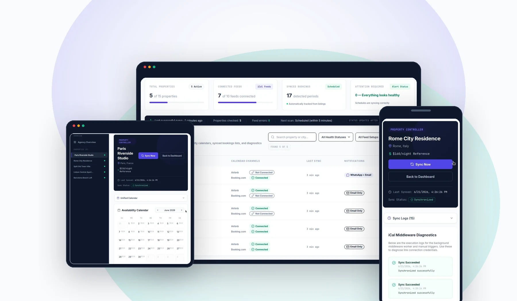 Laptop Dashboard Preview