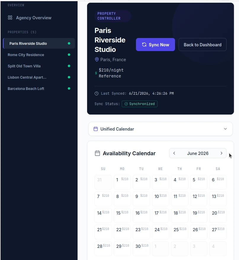 Tablet Dashboard Preview